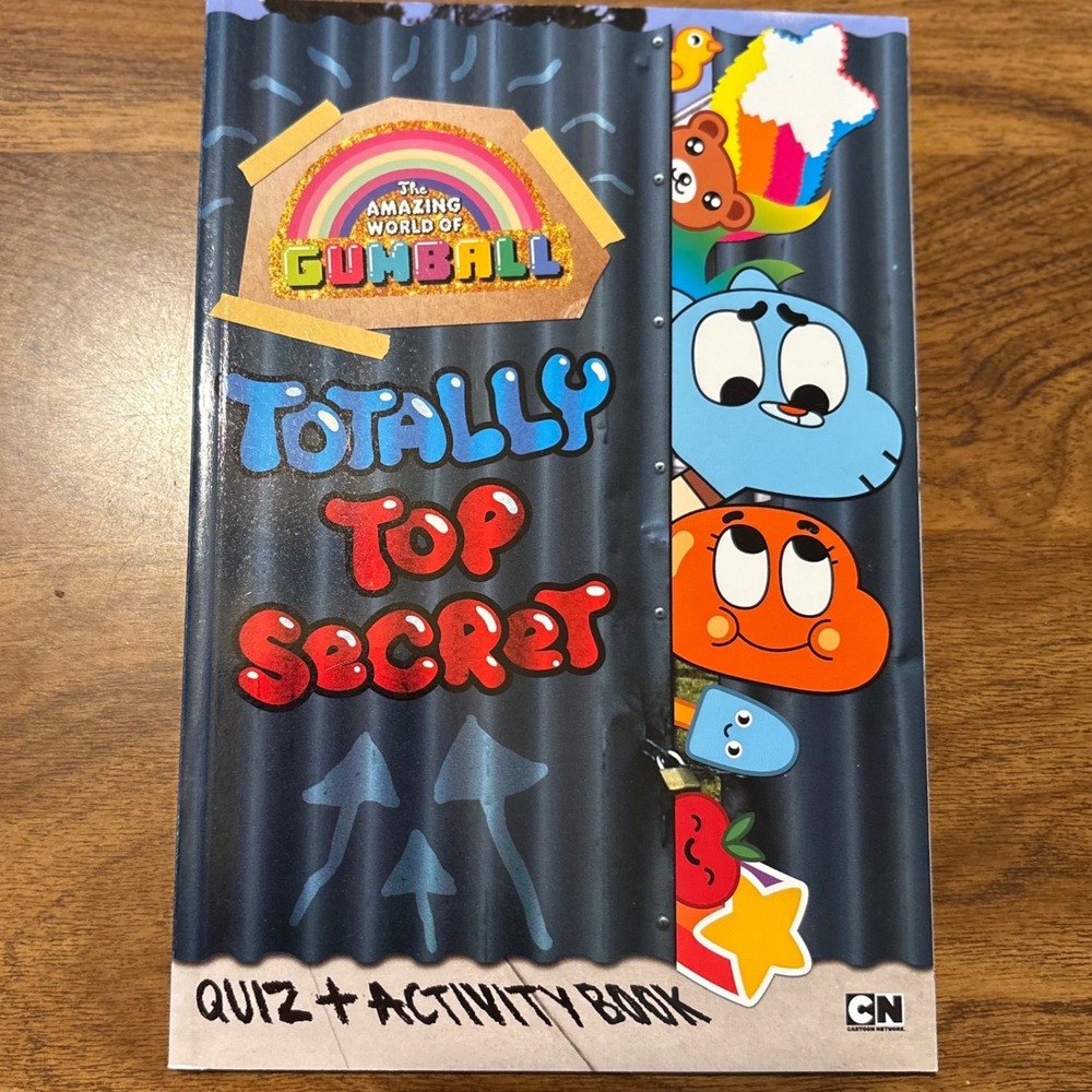 Amazing World of Gumball Totally Top Secret Quiz Activity Book Cartoon Network